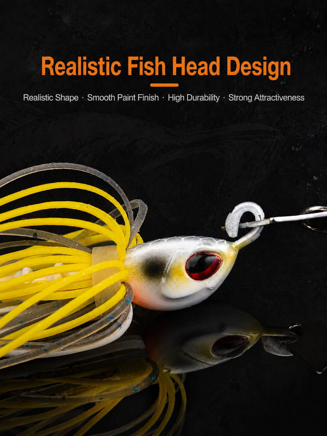 Spinnerbait Lure Set Silicone  - Fishing Lure Blade Bait avaliação e preço