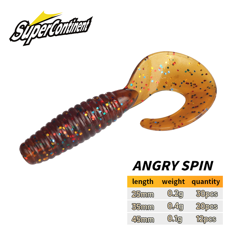 Supercontinent Soft Bait angry - Fishing Lure Soft Plastic avaliação e preço