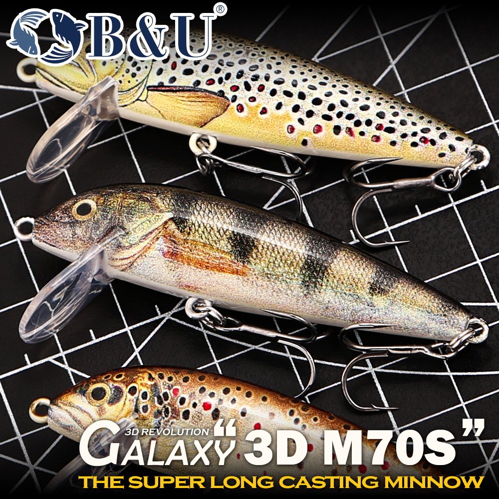 B&U Fishing Lures Sinking Minn - Fishing Lure Swimbait avaliação e preço