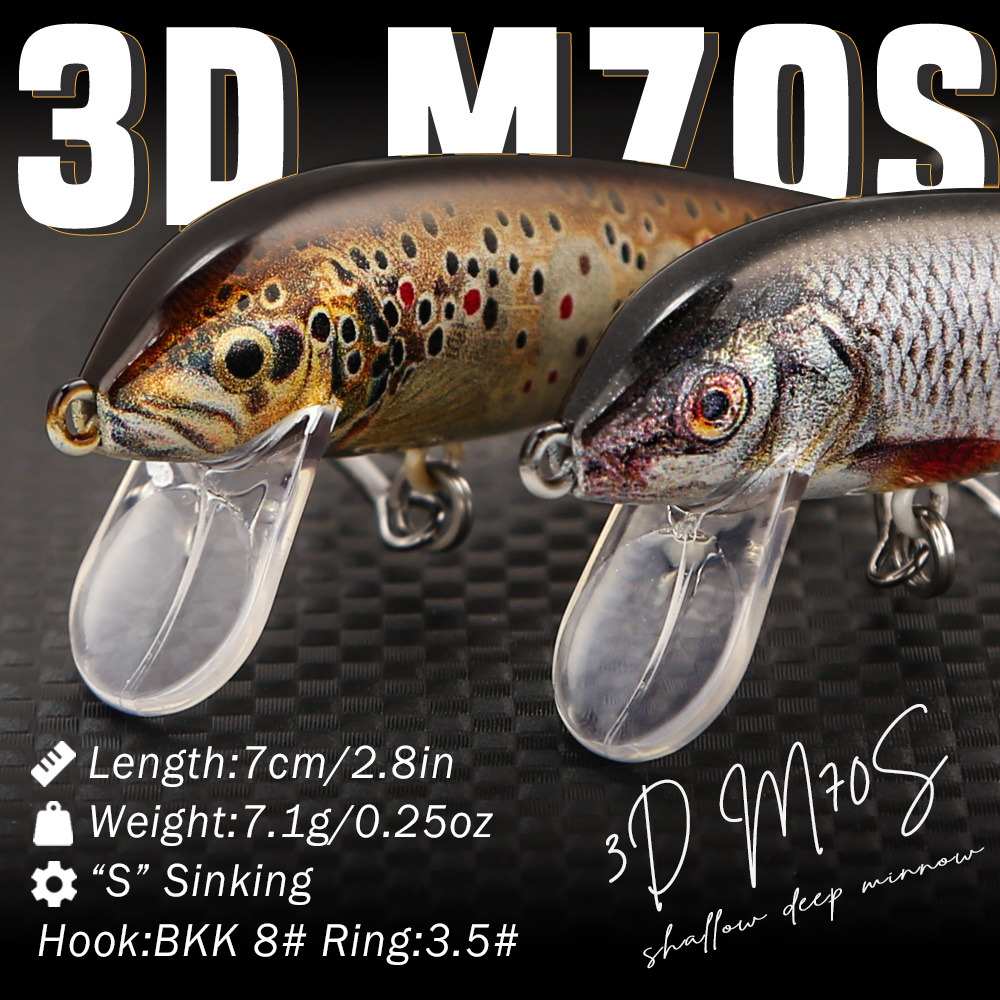 B&U Fishing Lures Sinking Minn - Fishing Lure Swimbait avaliação e preço