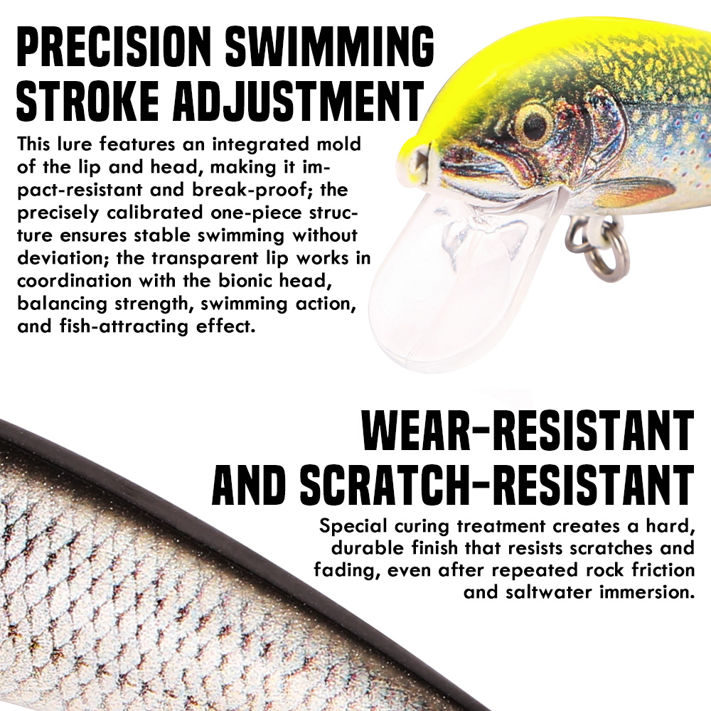 B&U Fishing Lures Sinking Minn - Fishing Lure Swimbait avaliação e preço