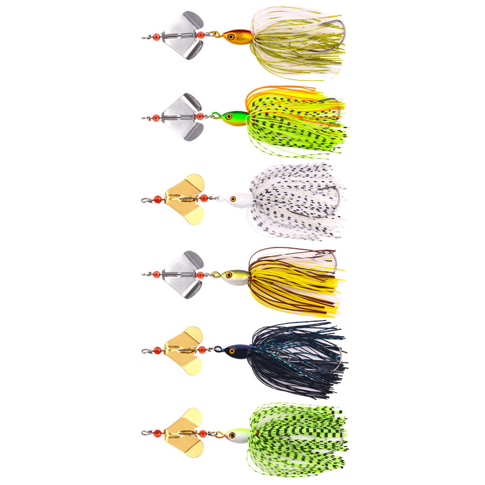 Buzzbait Fishing Lure with Rot - Fishing Lure Blade Bait avaliação e preço