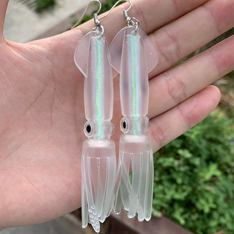 Noctilucence/Color Tube Squid  - Fishing Lure Soft Plastic avaliação e preço
