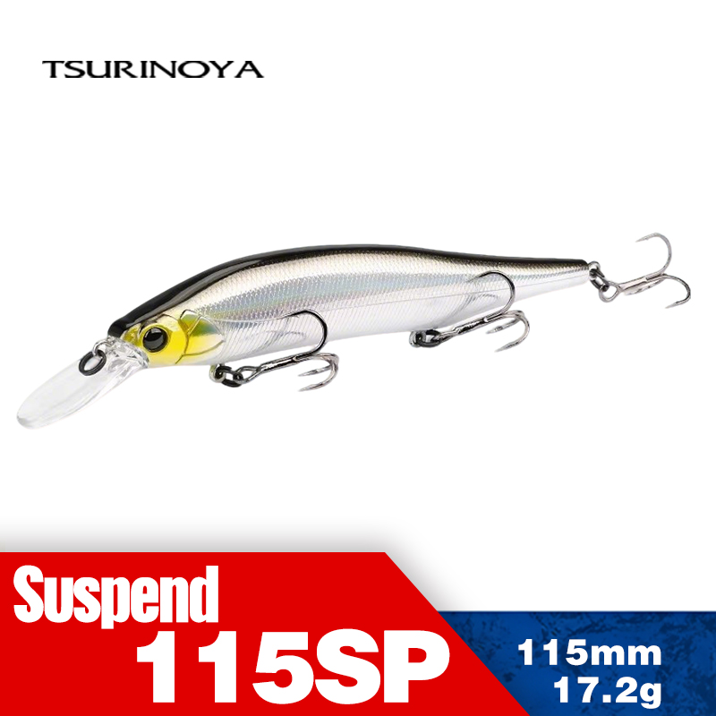 TSURINOYA 115mm 17.2g Suspendi - Fishing Lure Jerkbait avaliação e preço