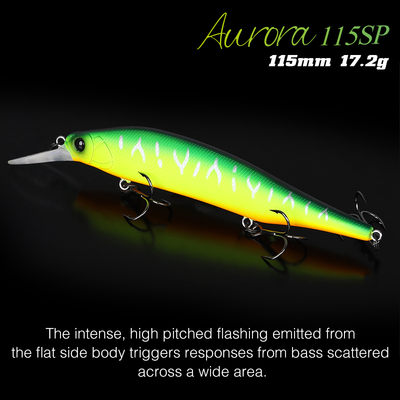 TSURINOYA 115mm 17.2g Suspendi - Fishing Lure Jerkbait avaliação e preço