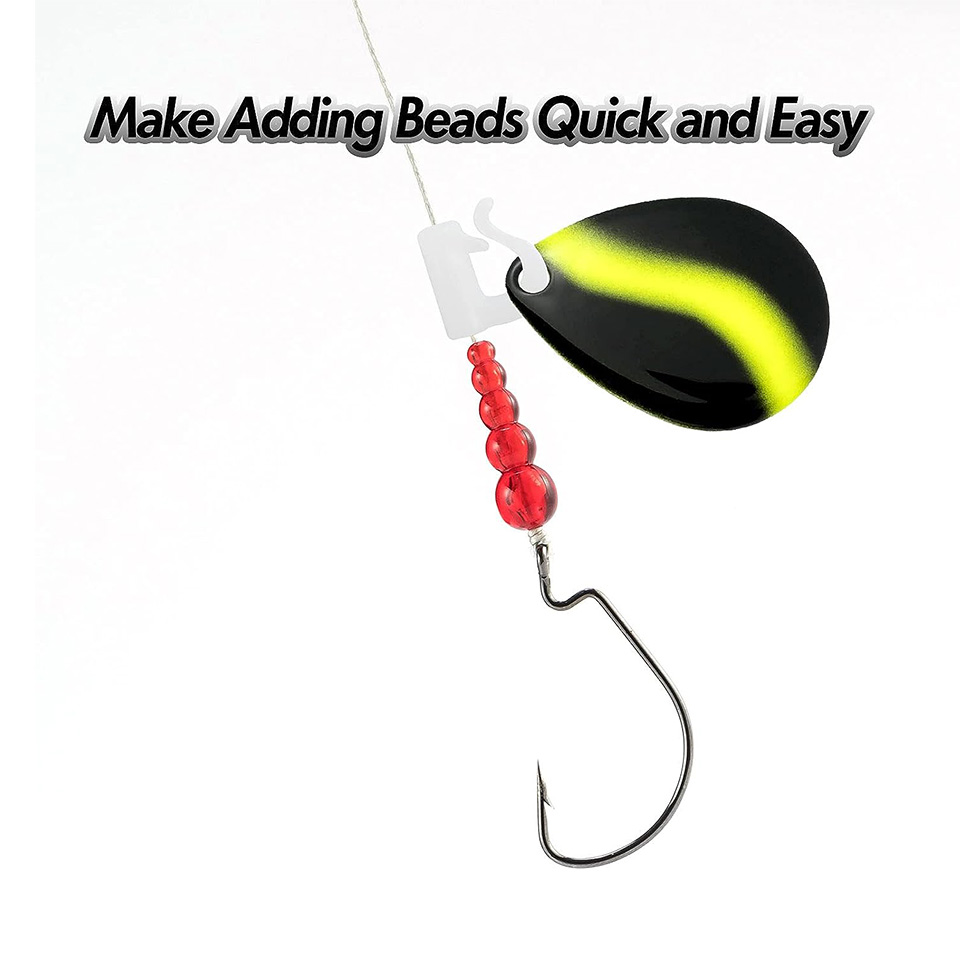 50PCS Stacked Fishing Beads Tr - Fishing Lure Spinner avaliação e preço