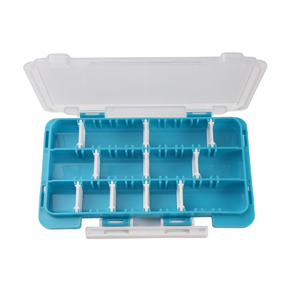 Double Side Fishing Tackle Box - Fishing Lure Spinner avaliação e preço
