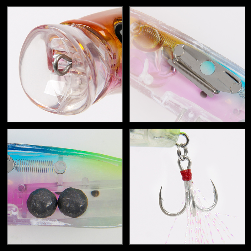 LETOYO 9.6g/18g Floating Poppe - Fishing Lure Popper avaliação e preço