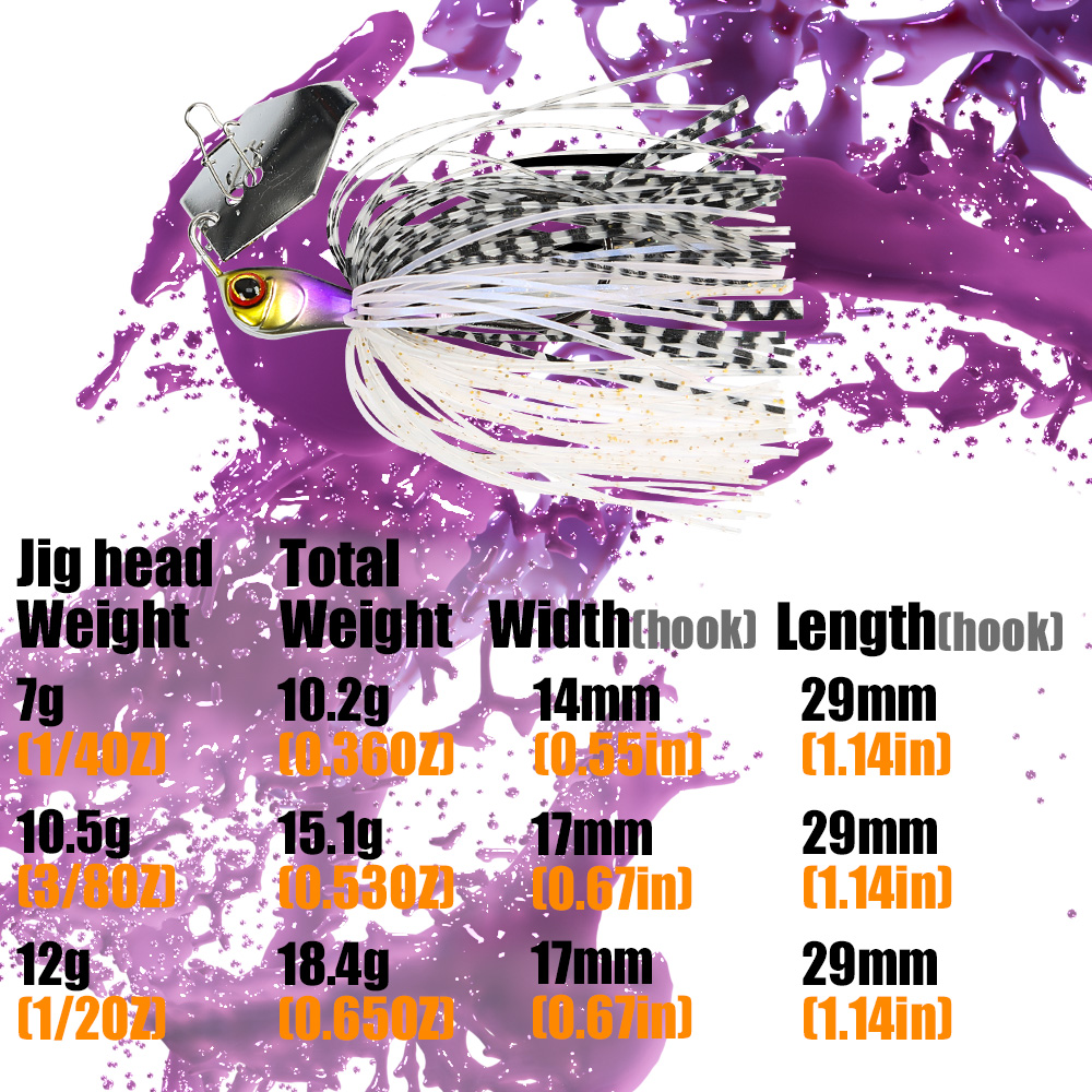 B&U Fishing Lure Chatter Bait  - Fishing Lure Blade Bait avaliação e preço