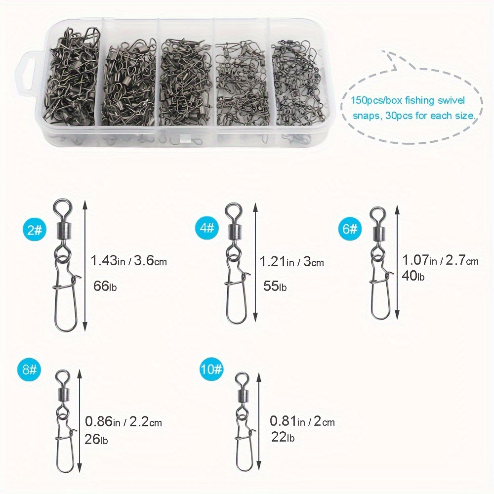 95/210 PCS Set Fishing Connect - Fishing Lure Accessories avaliação e preço