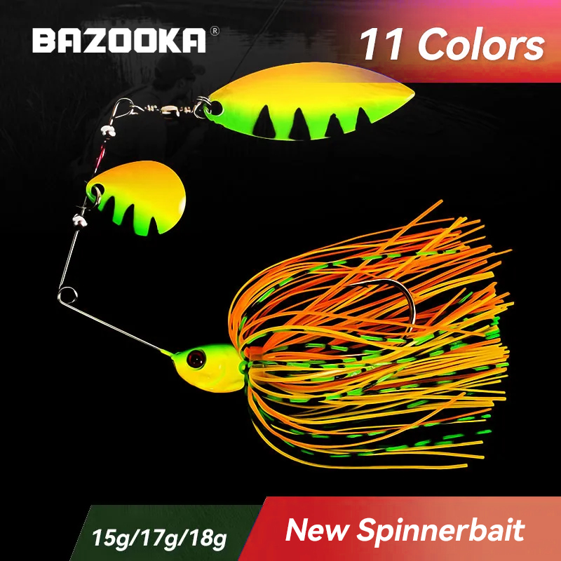 Bazooka 15g 18g Spinnerbait Fi - Fishing Lure Swimbait avaliação e preço