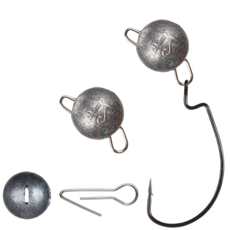 Simpleyi 5pcs/Lot Lead Weight  - Fishing Lure Jig avaliação e preço