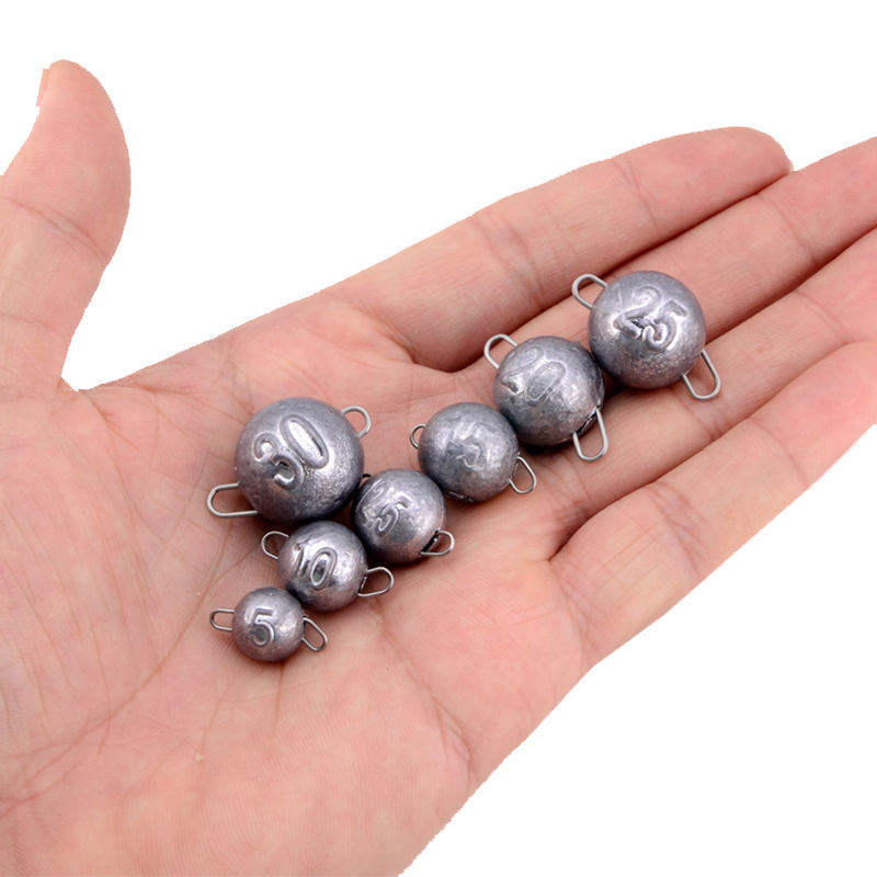 Simpleyi 5pcs/Lot Lead Weight  - Fishing Lure Jig avaliação e preço