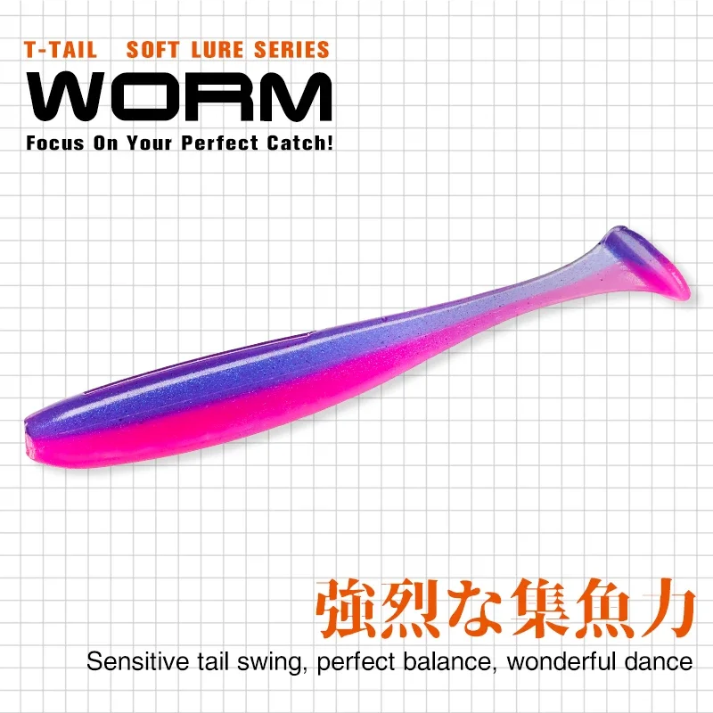 TSURINOYA NEW SIZE 100mm 120mm - Fishing Lure Soft Plastic avaliação e preço