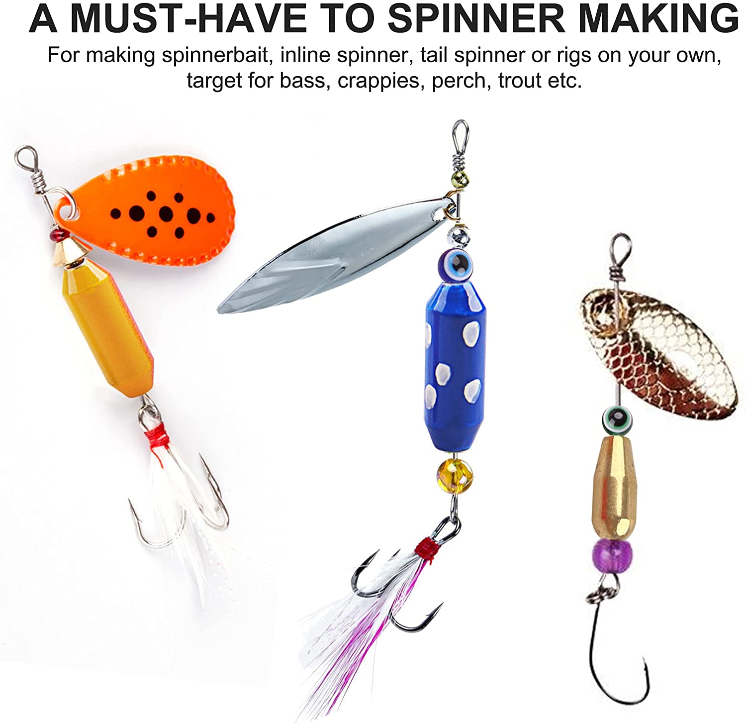 10pcs Fishing Brass Spinner Lu - Fishing Lure Spinner avaliação e preço