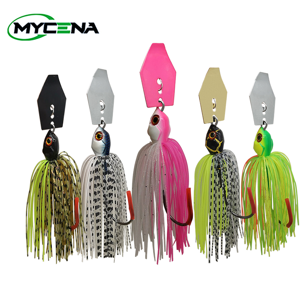 Mycena 7G/9G/11G/14G/21G fishi - Fishing Lure Blade Bait avaliação e preço