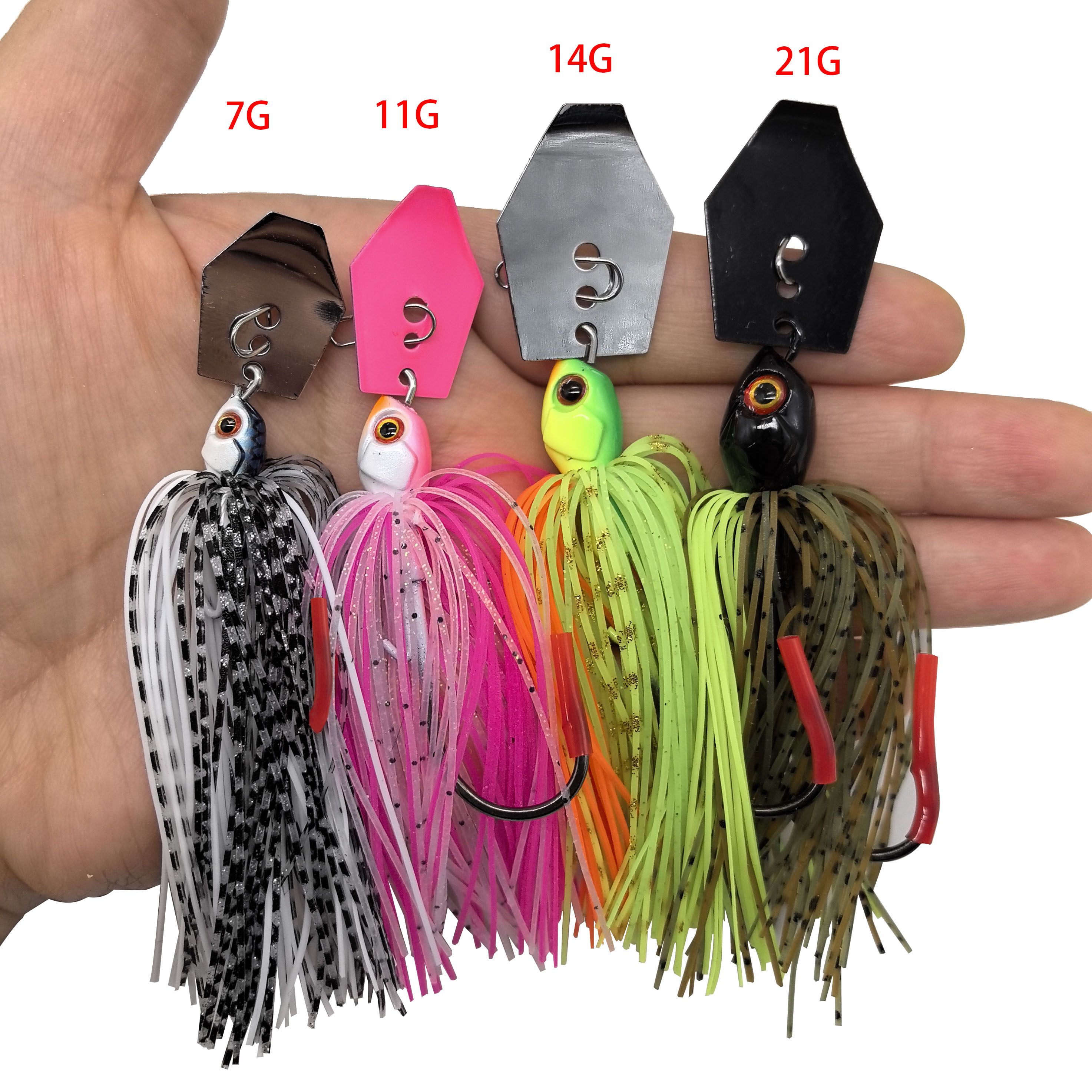 Mycena 7G/9G/11G/14G/21G fishi - Fishing Lure Blade Bait avaliação e preço