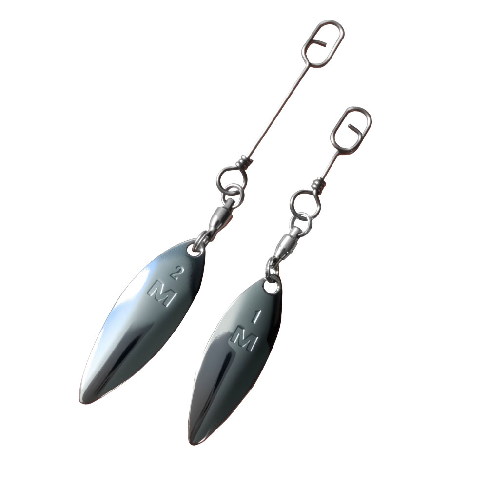 10pcs Willowleaf Blades Spinne - Fishing Lure Buzzbait avaliação e preço