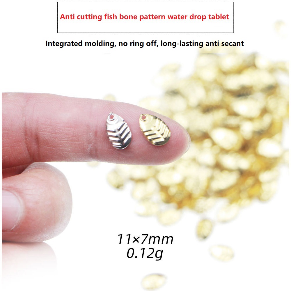 50Pcs/lot DIY Fishing Spinner  - Fishing Lure Spoon avaliação e preço