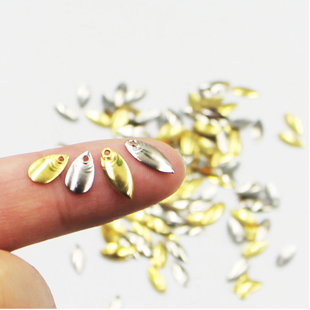 50Pcs/lot DIY Fishing Spinner  - Fishing Lure Spoon avaliação e preço