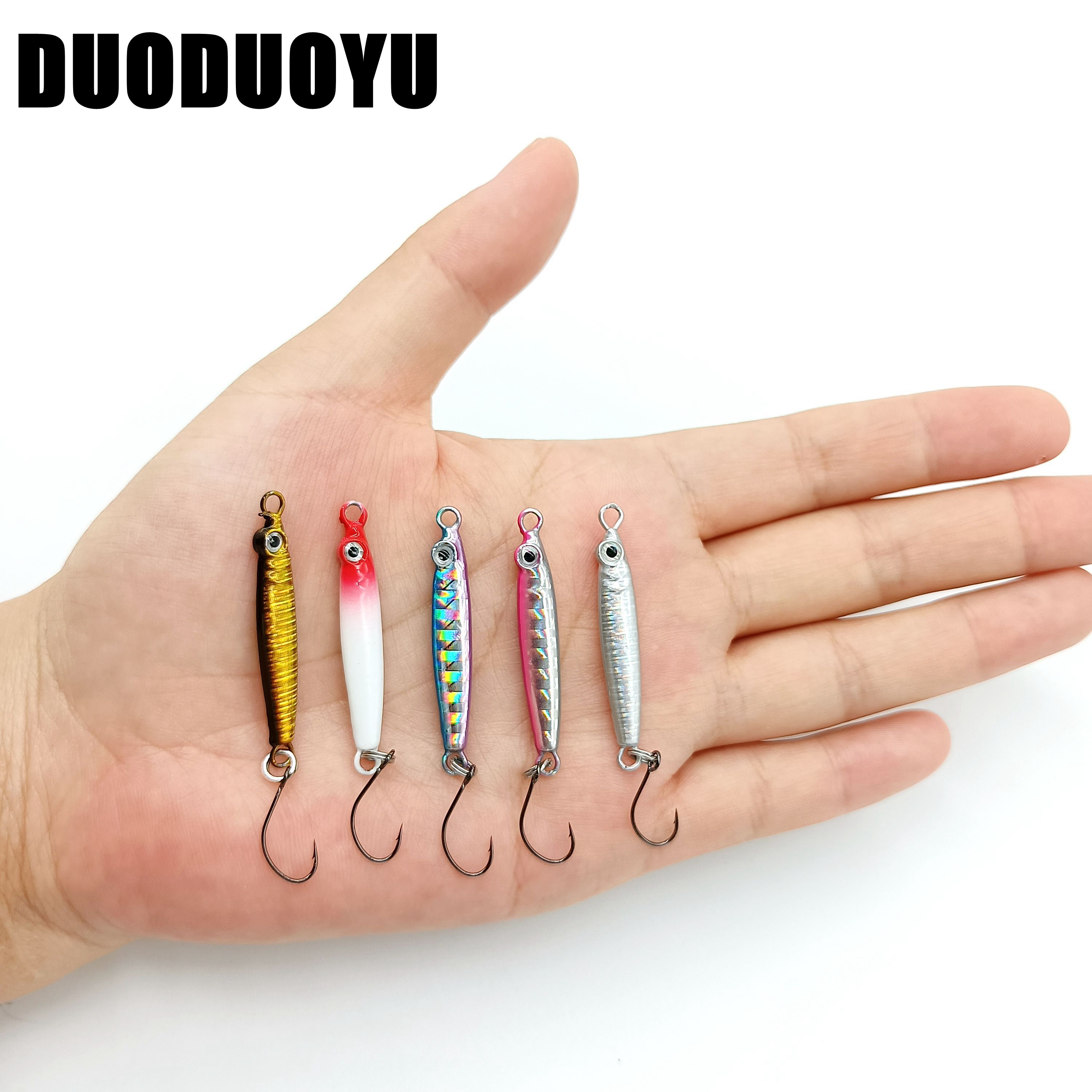 DUODUOYU 5PCS Mini  Metal Jig  - Fishing Lure Soft Plastic avaliação e preço
