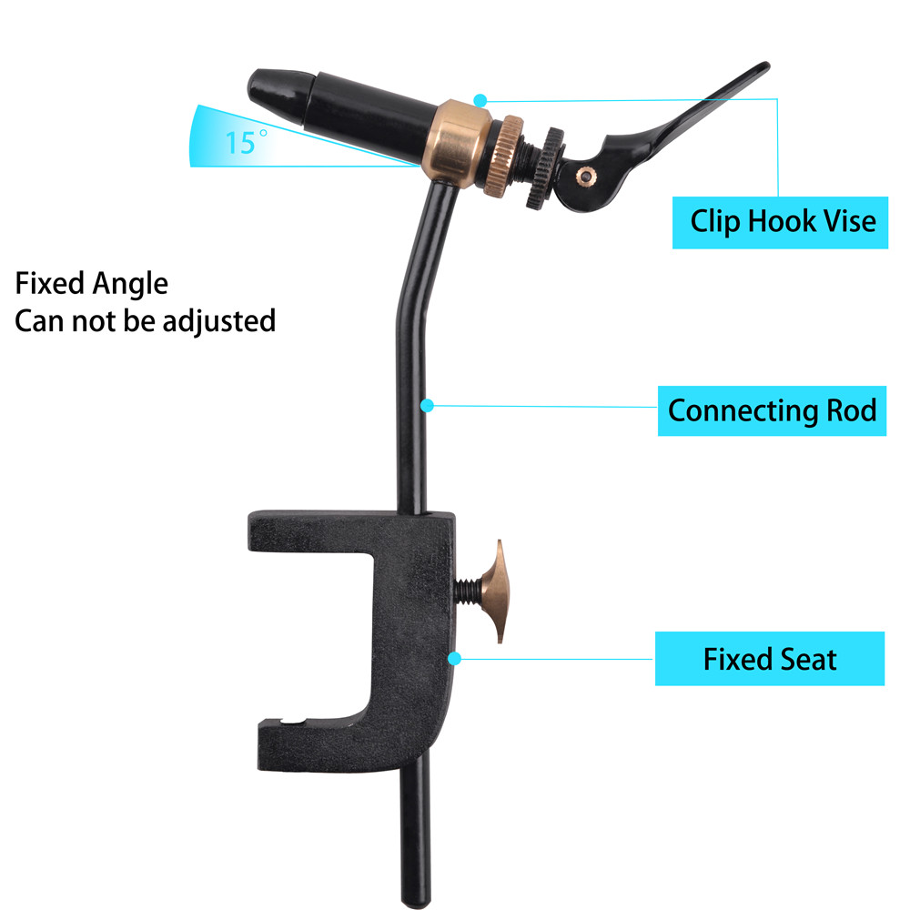 Rotary Fly Tying Vise Tool Saf - Fishing Lure Jig avaliação e preço