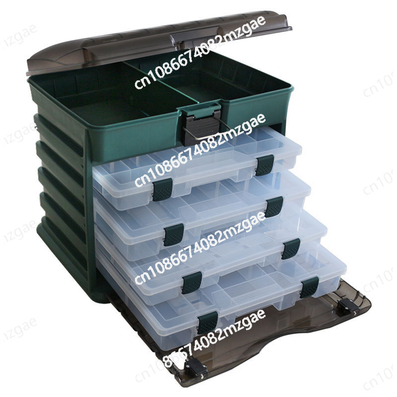 Medium 4-layer portable lure b - Fishing Lure Box avaliação e preço