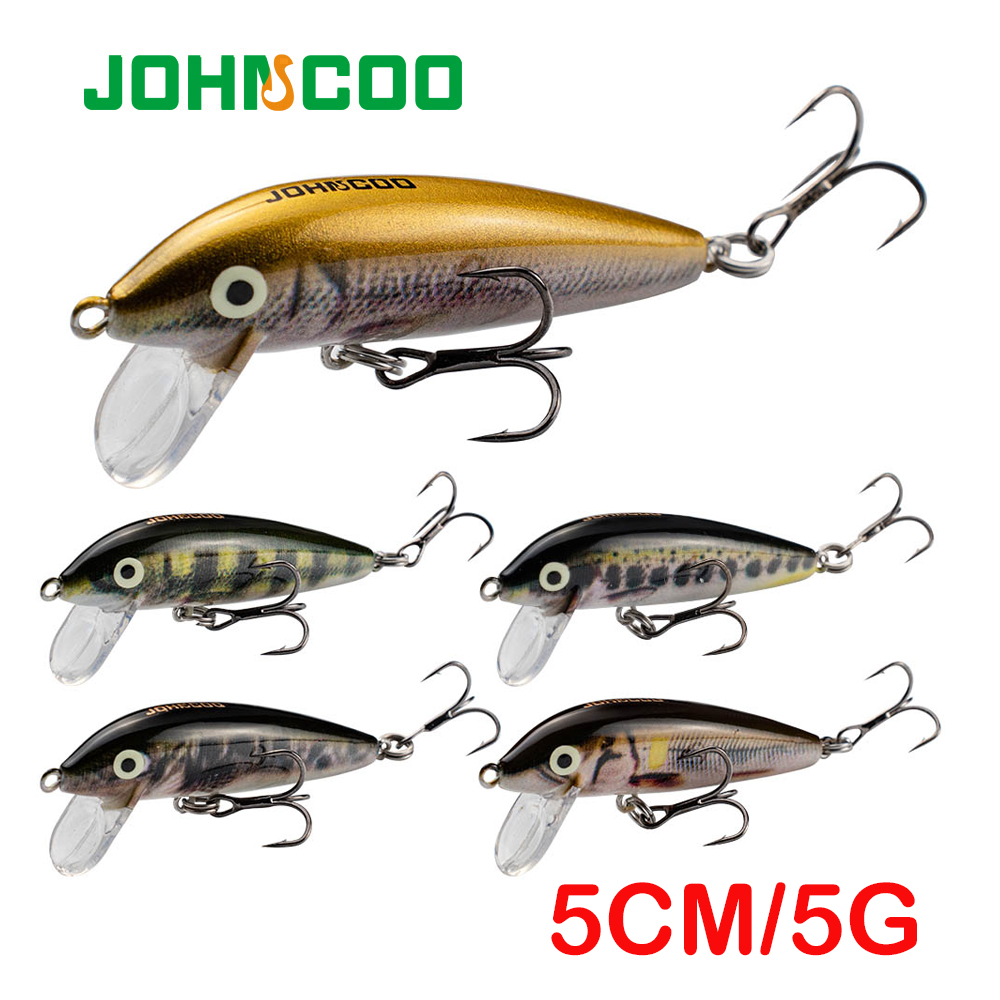 5cm 5g Sinking Minnow Wobblers - Fishing Lure Jerkbait avaliação e preço