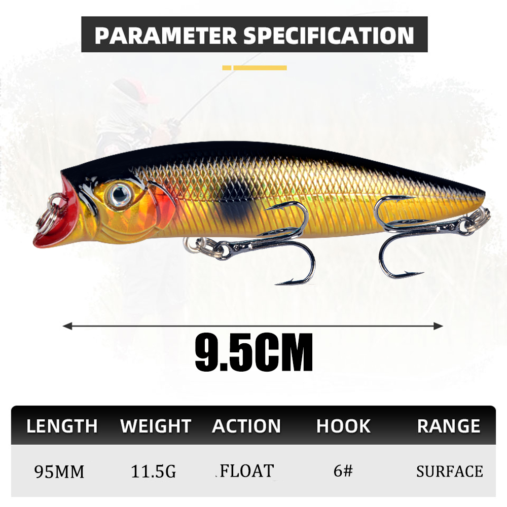 1pcs Fishing Lures High Qualit - Fishing Lure Popper avaliação e preço
