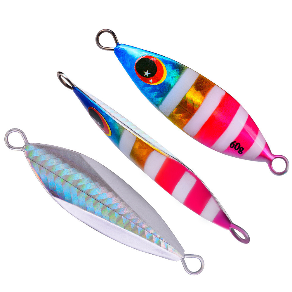 Metal Slow Jig Lure Hard Artif - Fishing Lure Buzzbait avaliação e preço
