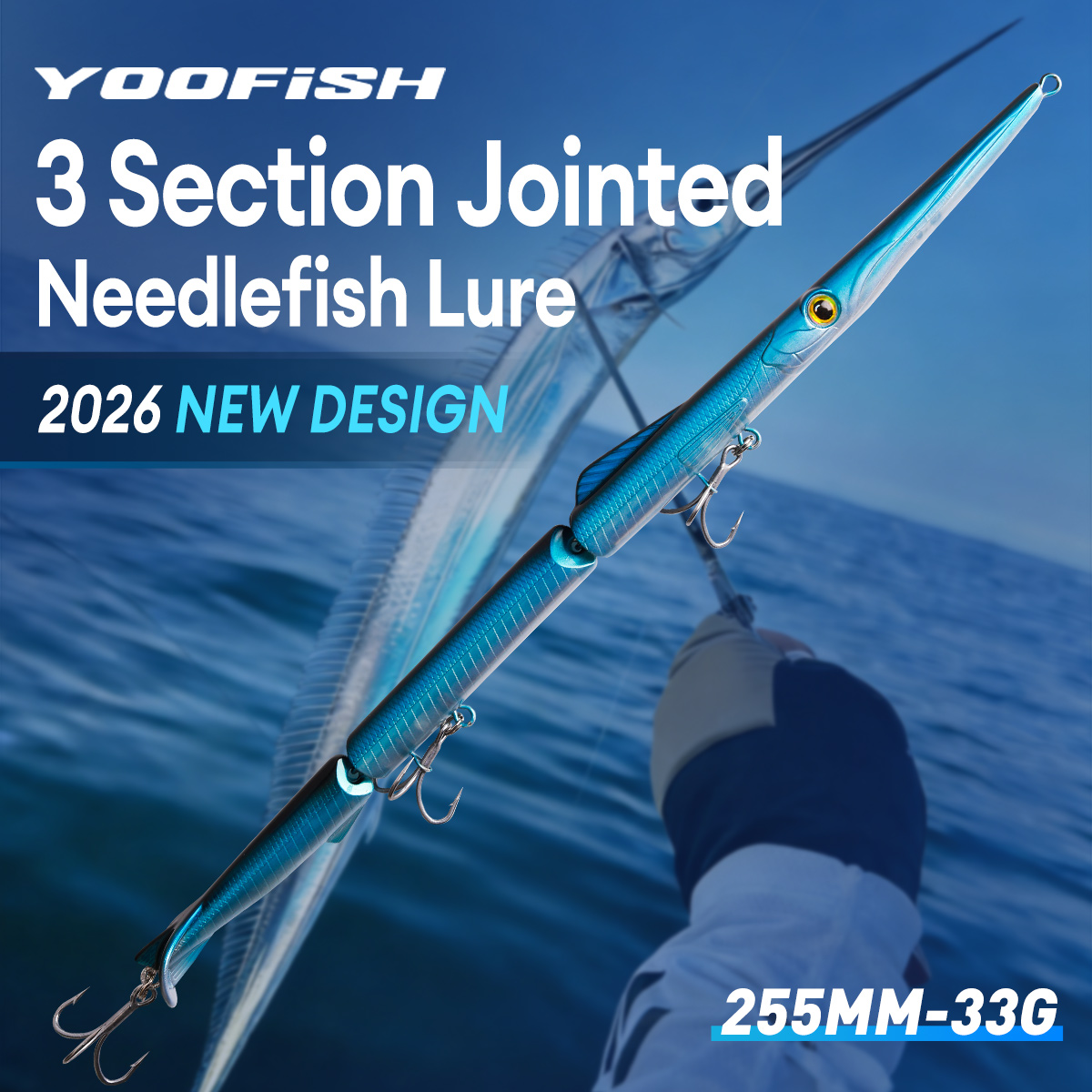 YOOFISH Jointed Pencil Bait 3  - Fishing Lure Popper avaliação e preço