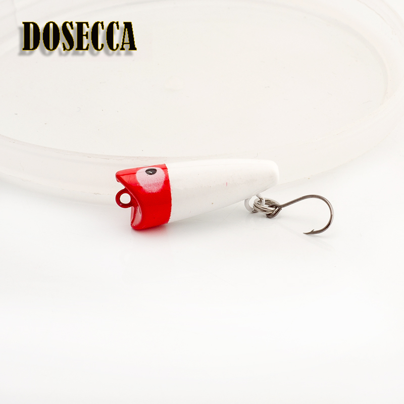 1PCS 2.5cm 1.5g  Topwater Bait - Fishing Lure Popper avaliação e preço