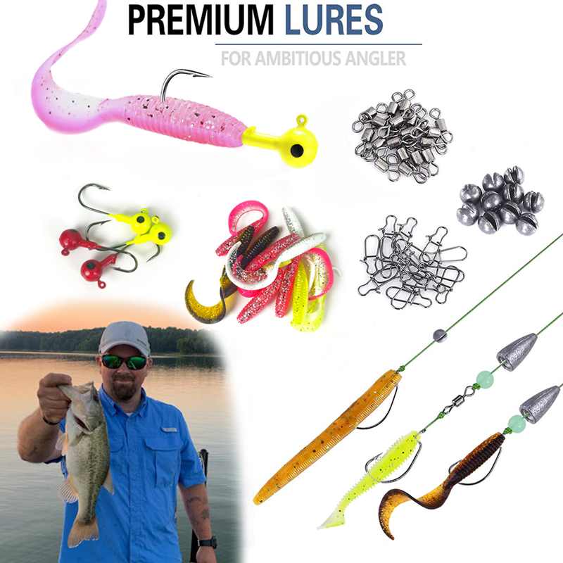 New 120PCS Fishing Lure Set So - Fishing Lure Box avaliação e preço