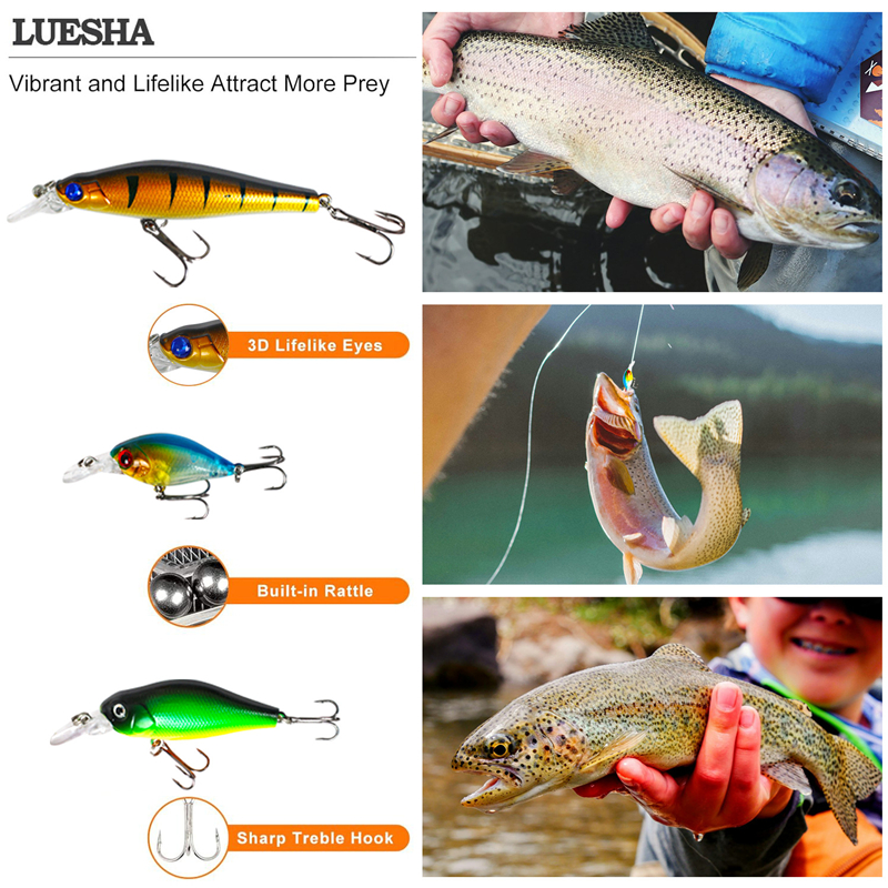 New 120PCS Fishing Lure Set So - Fishing Lure Box avaliação e preço