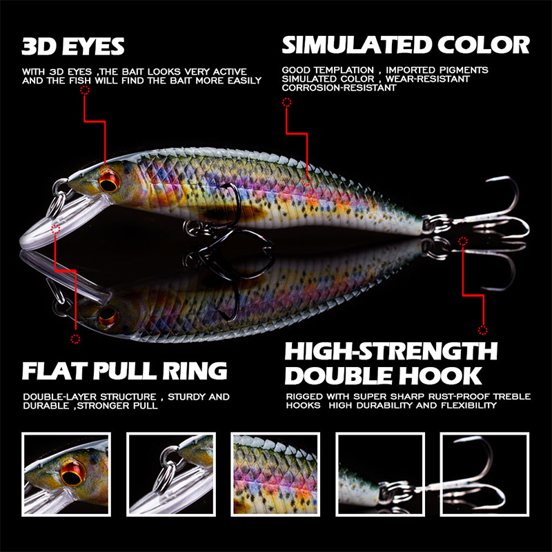 Agoie 3g 7g Popular Jerkbait M - Fishing Lure Popper avaliação e preço