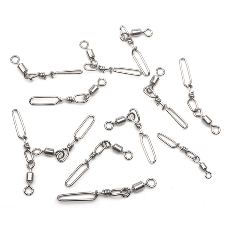 10Pcs Stainless Steel Quick Sn - Fishing Lure Making Kit avaliação e preço