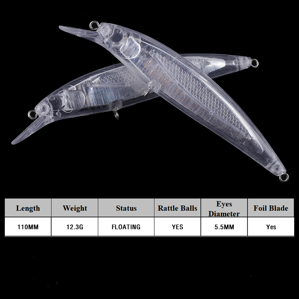 Chan’sHuang 20PCS Unpainted Bl - Fishing Lure Blade Bait avaliação e preço