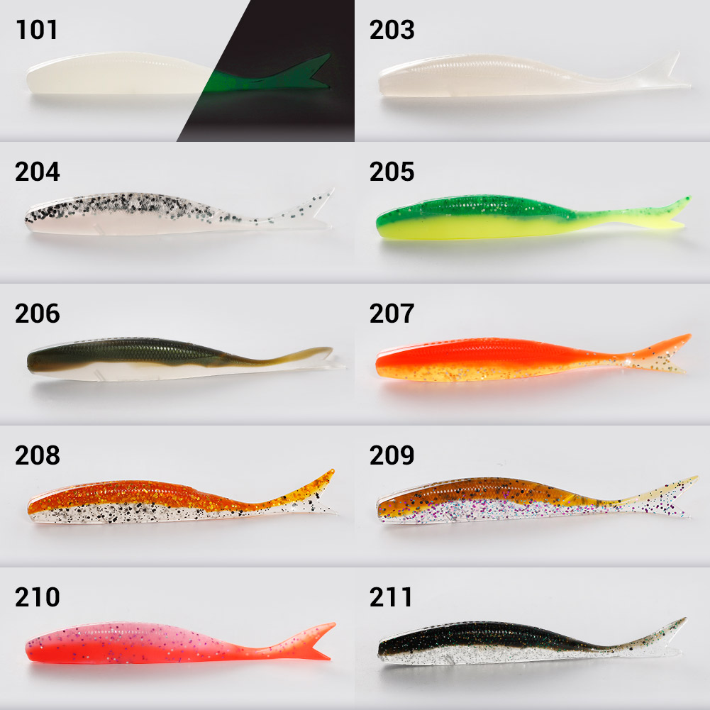 NOEBY Soft Lure Blade Minnow 9 - Fishing Lure Blade Bait avaliação e preço