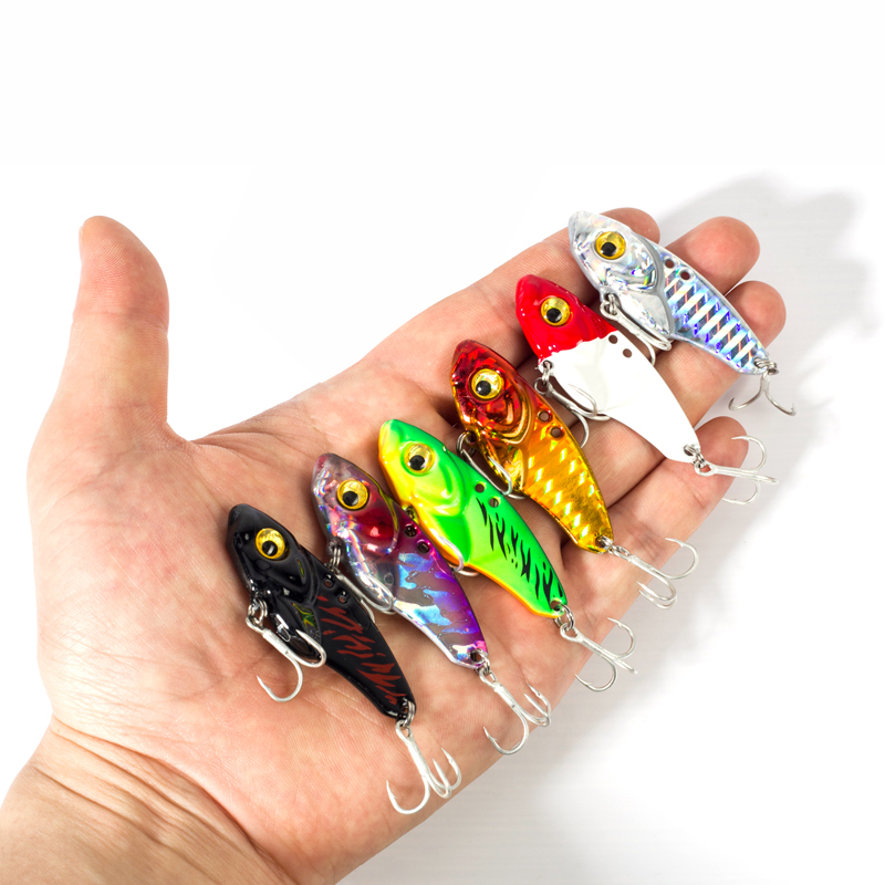 6PCS Metal VIB Lure 5g 7g 10g  - Fishing Lure Spoon avaliação e preço
