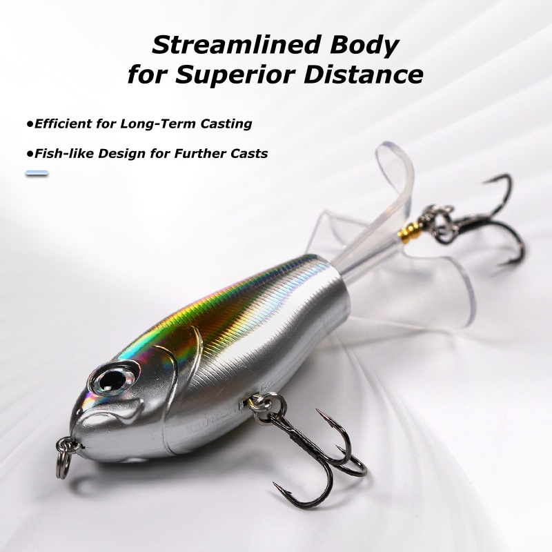 Wondersee 3-Blade Topwater Fis - Fishing Lure Blade Bait avaliação e preço