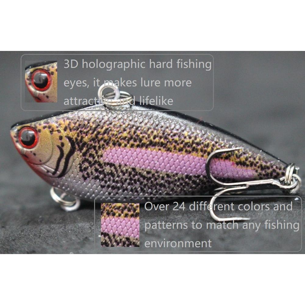 wLure Fishing Lure Lipless 10g - Fishing Lure Crankbait avaliação e preço