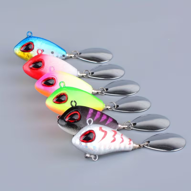 5/6pcs Mini VIB With Spoon Fis - Fishing Lure Crankbait avaliação e preço