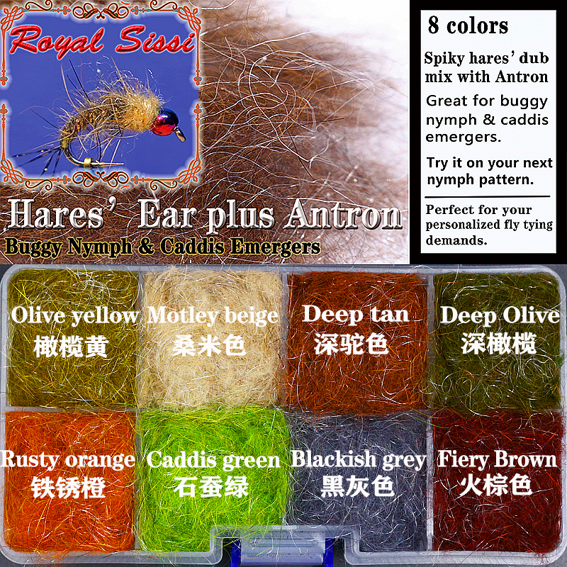 8 optional colors Hare's Ear d - Fishing Lure Popper avaliação e preço
