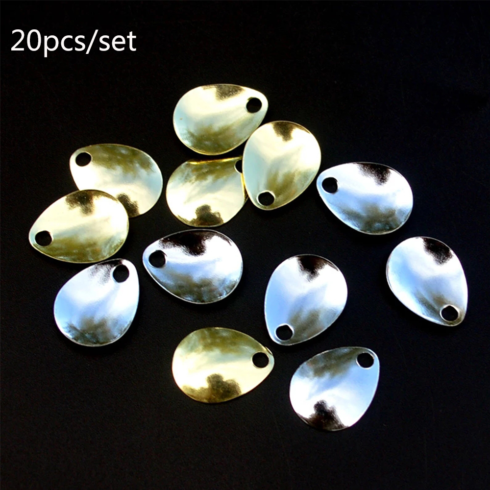 20pcs/lot Fishing Spinner Ring - Fishing Lure Blade Bait avaliação e preço