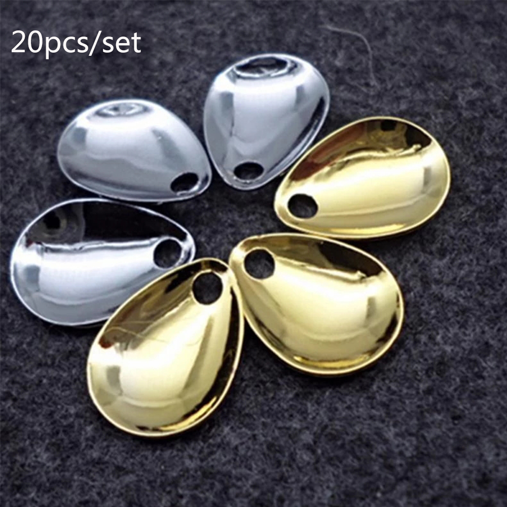 20pcs/lot Fishing Spinner Ring - Fishing Lure Blade Bait avaliação e preço