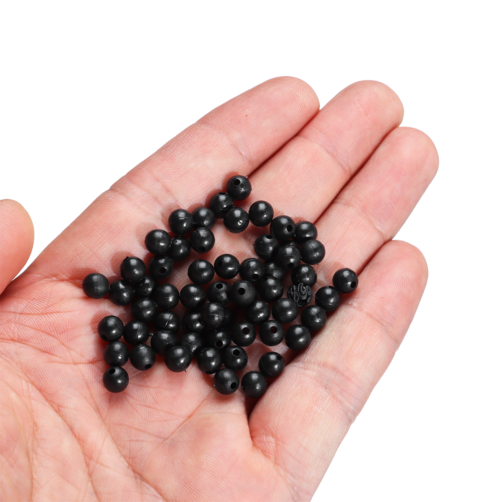 100pcs/lot Fishing Beads Space - Fishing Lure Soft Plastic avaliação e preço