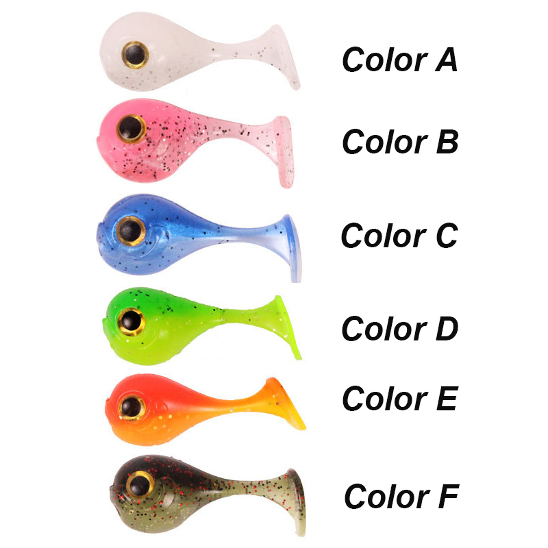 YUCONG 6PCS Jighead Soft Baits - Fishing Lure Crankbait avaliação e preço