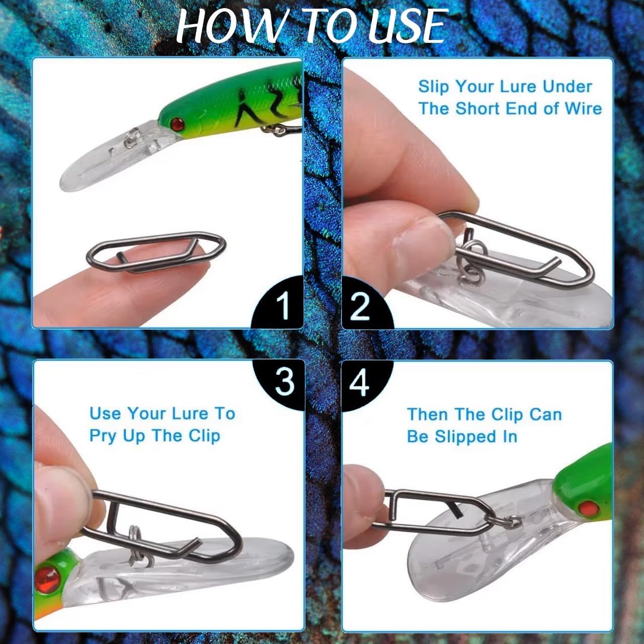 9KM Fishing Snap Kit 110pcs Po - Fishing Lure Making Kit avaliação e preço