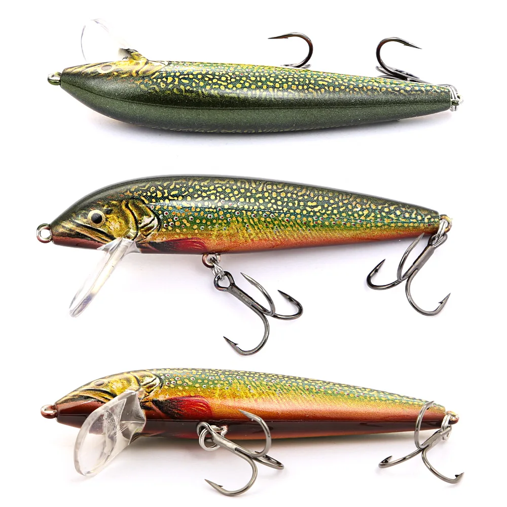 B&U 80mm Sinking Minnow Wobbli - Fishing Lure Jerkbait avaliação e preço