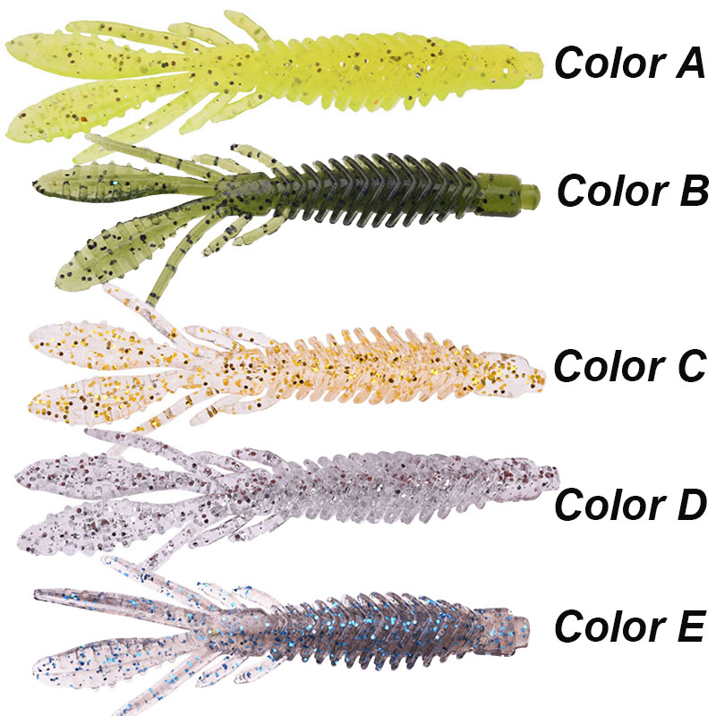 WESTBASS 5PCS Soft Larva Baits - Fishing Lure Soft Plastic avaliação e preço